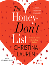 Cover image for The Honey-Don't List